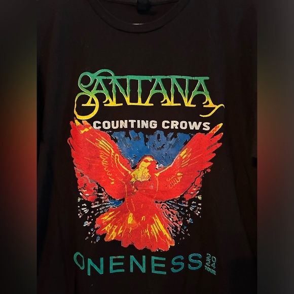 Santana and Counting Crows 2024 Oneness Tour Size Large - Picture 4 of 5